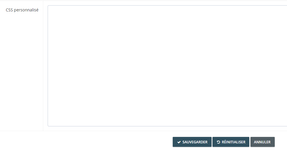 Vous pouvez également personnaliser votre compte GetMyInvoices en téléchargeant des styles CSS personnalisés. Pour ce faire, faites défiler