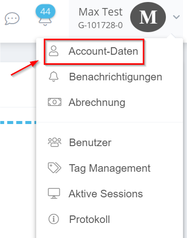 Link account If you have multiple GetMyInvoices accounts, you can link them here so you can easily switch between accounts without a