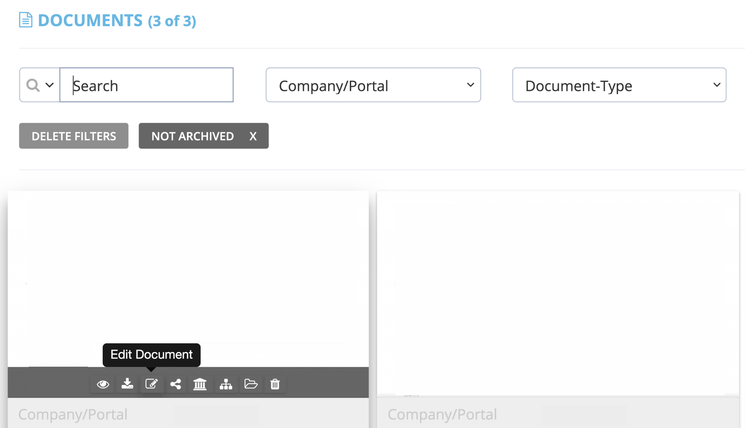 Step 2. Navigate to the document you want to check, then click Edit Document. - Where can I see changes made to my invoices in