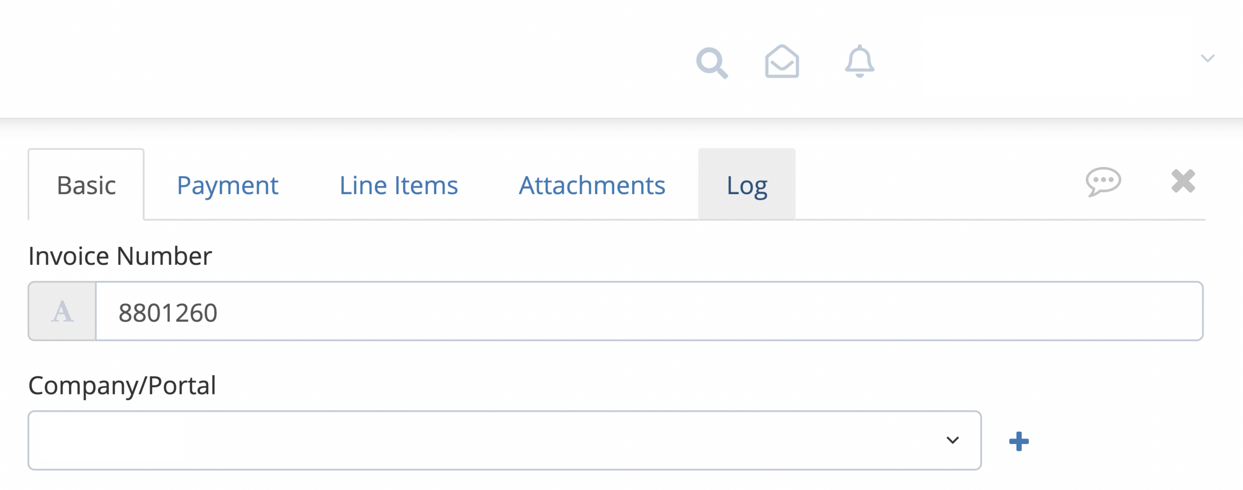 Step 3. Once the document comes up to view, the document editing panel will appear on the right-hand area. Click the Log tab. - Where can I
