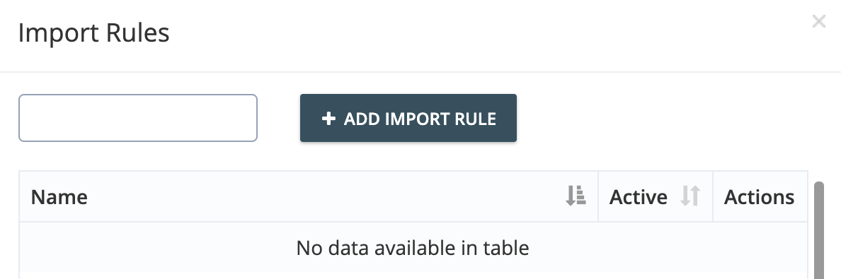 Step 3. Under Import Rules, click Add Import Rule. - What are import rules, how do they work, and how do I set them up?