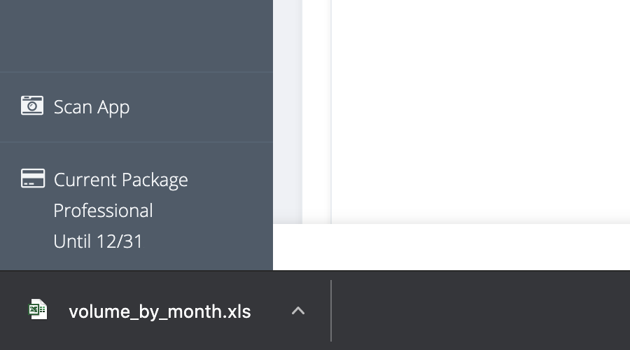 Step 3. Your reports data will instantly be downloaded to your computer or device in XLS format. - How do I export reports from