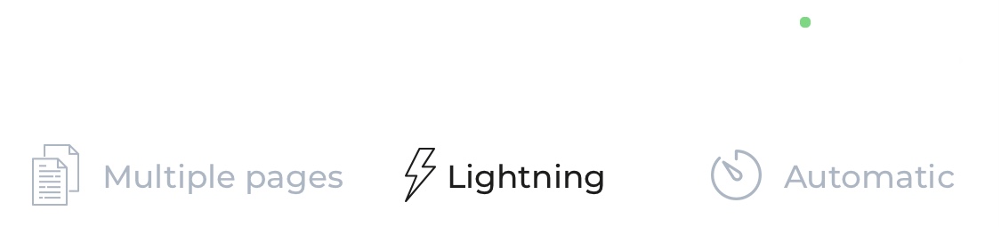 Step 2. The “Automatic” scanning mode is enabled by default. If you are trying to scan in a dark environment, tap “Lighting” on the top