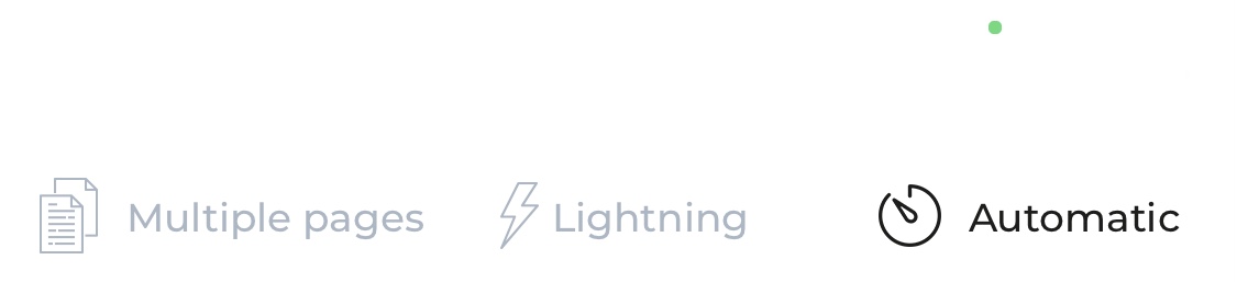 Step 2. The “Automatic” scanning mode is enabled by default. If you are trying to scan in a dark environment, tap “Lighting” on the top