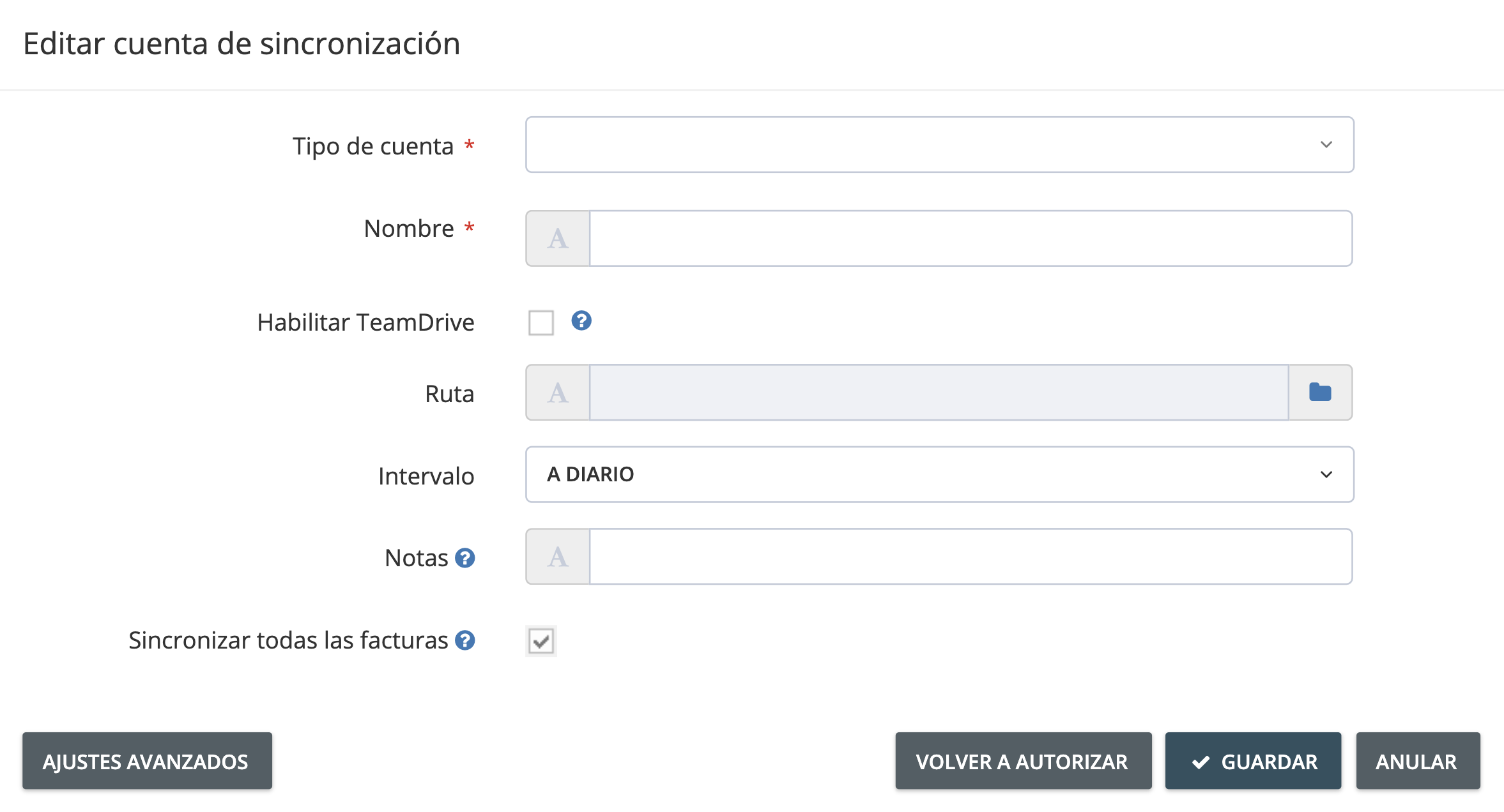 Paso 3. En la ventana de “Editar cuenta de sincronización”, haz clic en “Ajustes avanzados” en la esquina inferior izquierda. - ¿Puedo