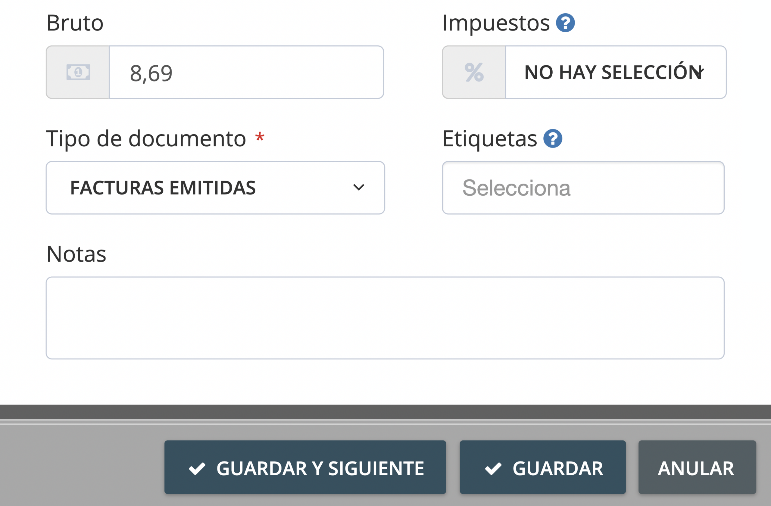 Paso 6. Para ver los cambios realizados al siguiente documento, haz clic en “Guardar y Siguiente”. Repite los pasos 4 y 5 para cualquier