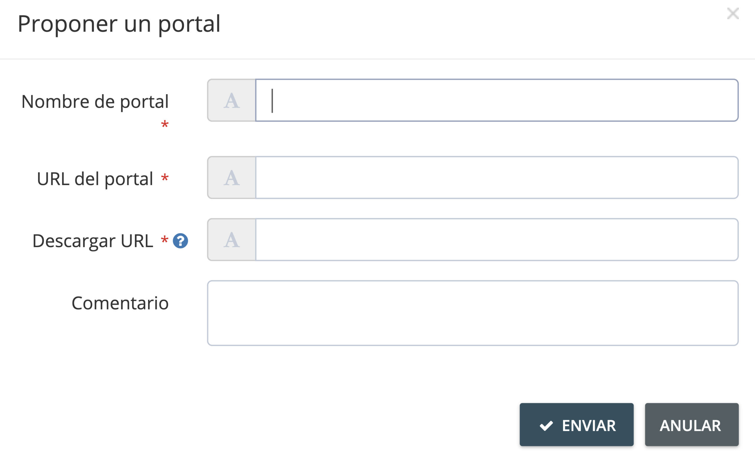 Paso 5: Ingresa los detalles del portal en línea, luego haz clic en “Enviar”. - ¿Puedo recomendar otros portales en línea?