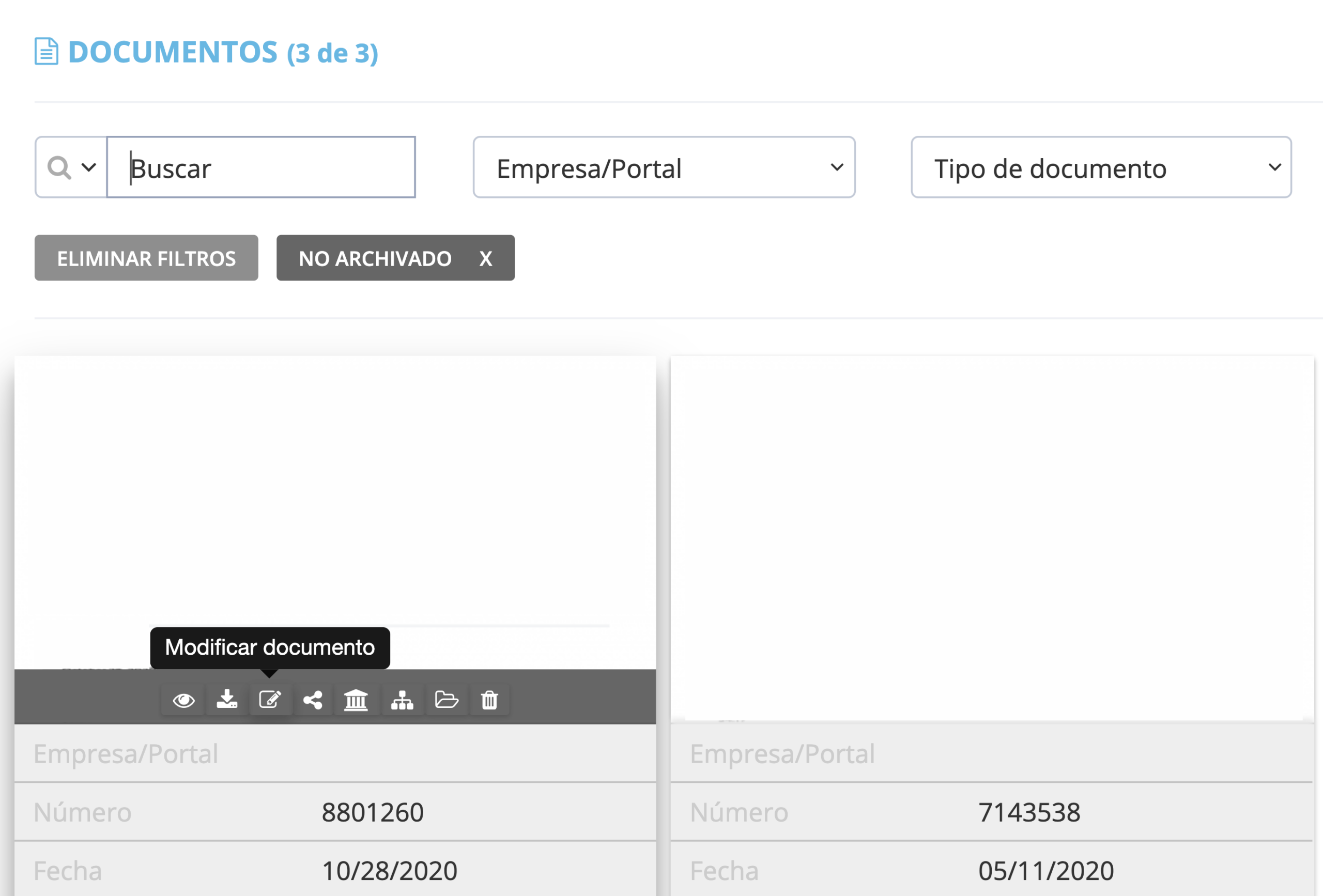 Paso 2. En esta página podrás ver todos los documentos importados. Elige cualquier documento que quieras etiquetar, luego haz clic en