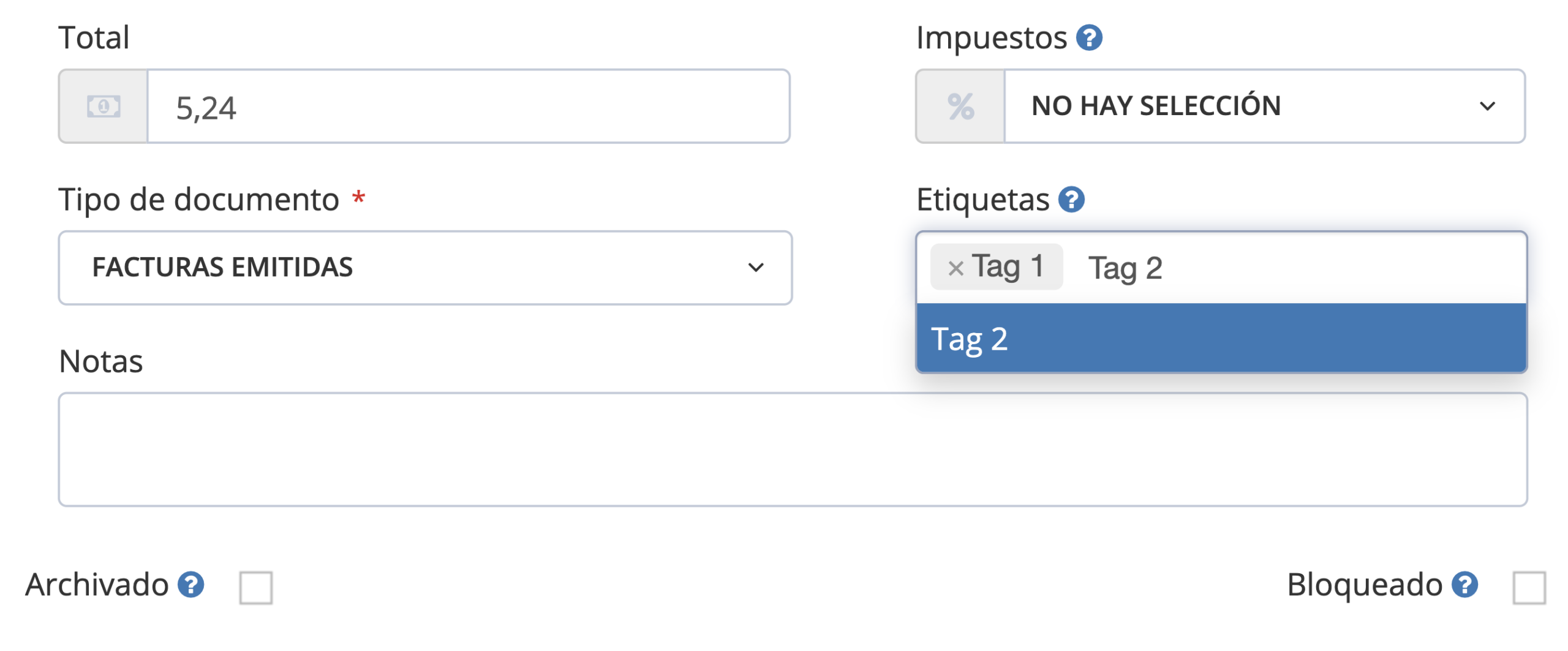 Paso 3. En la pestaña “Básico”, dirígete al campo de texto “Etiquetas”, inserta el nombre de la etiqueta que deseas asignar al documento