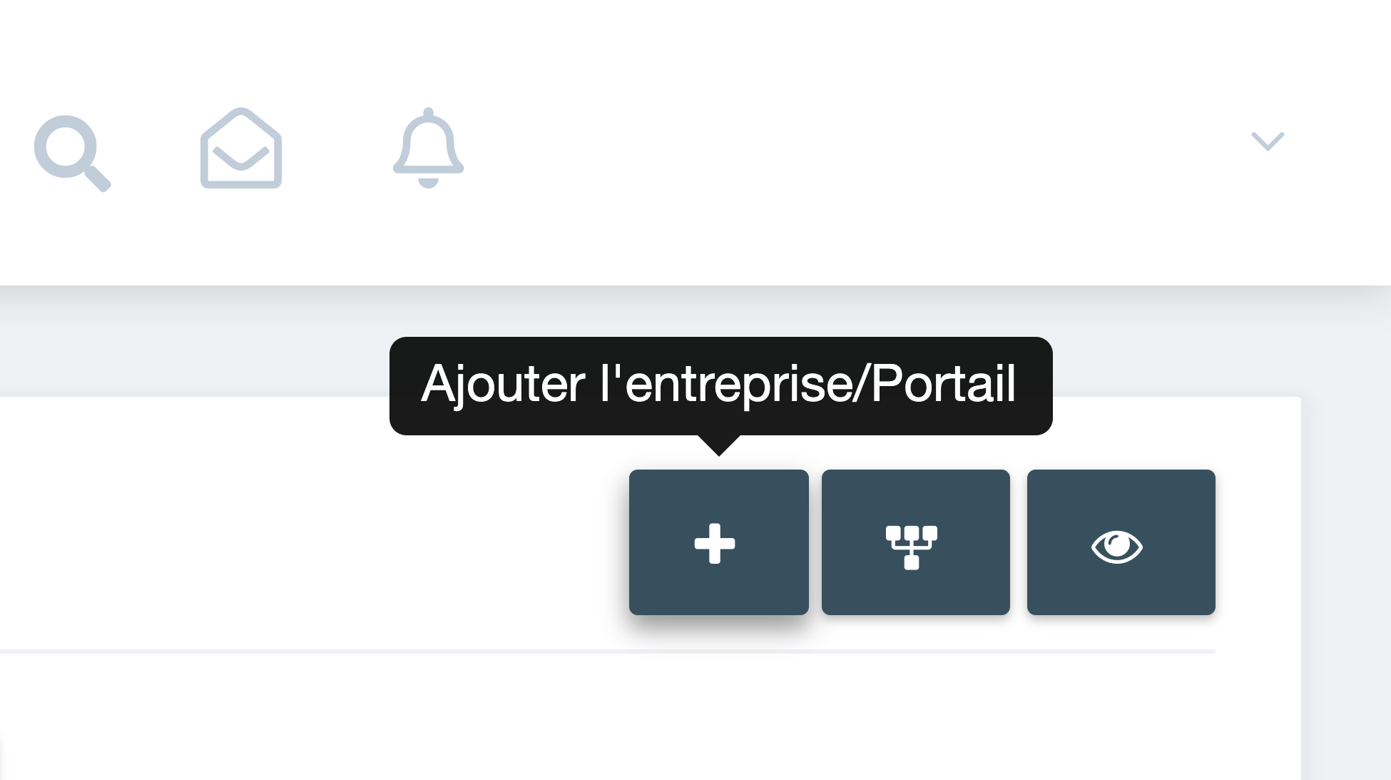 Étape 2. Sur la page Entreprises & Portails, cliquez sur l’icône plus situé en haut à droite de l’écran pour Ajouter l’entreprise/Portail.