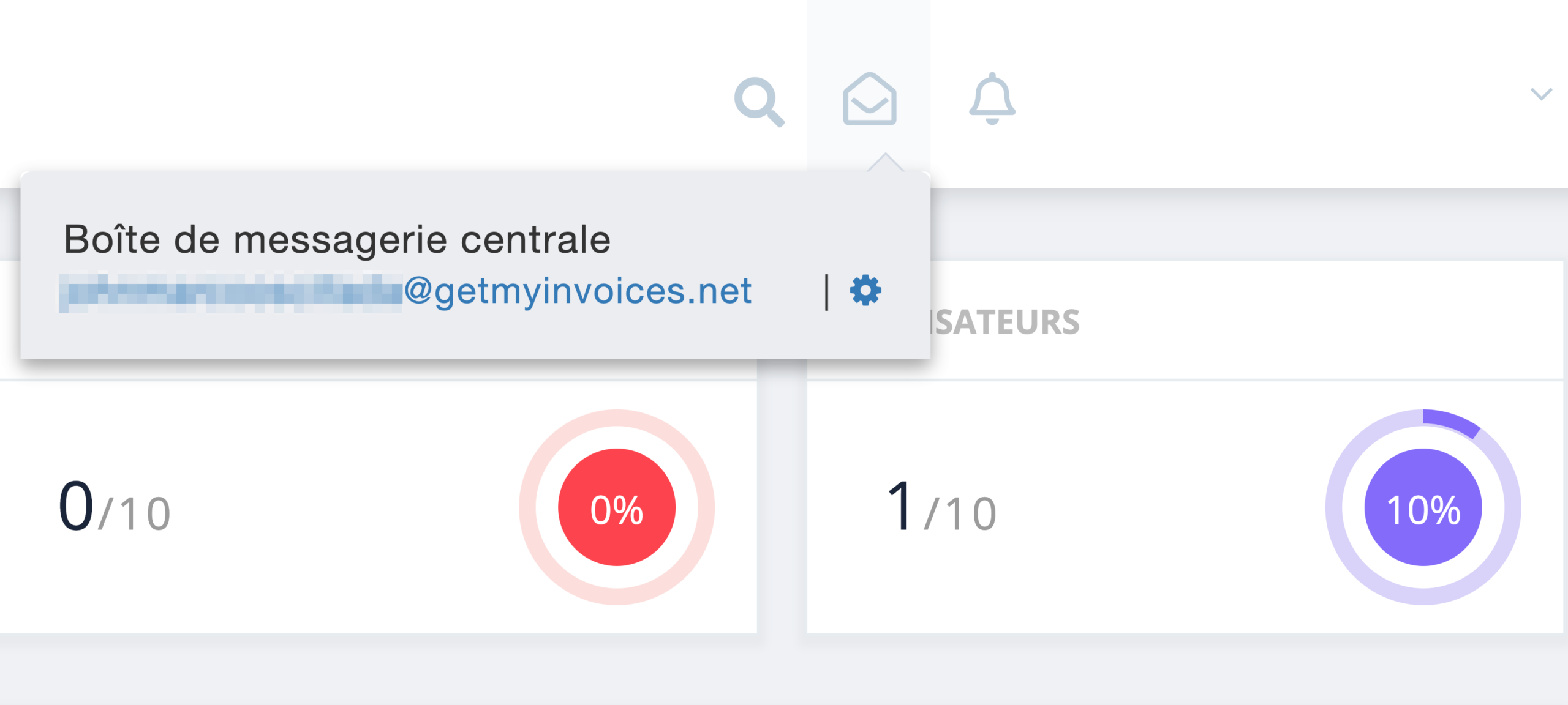 Boîte de messagerie centrale : qu’est-ce que c’est ? Votre compte GetMyInvoices arrive comme étant standard et doté d’une messagerie