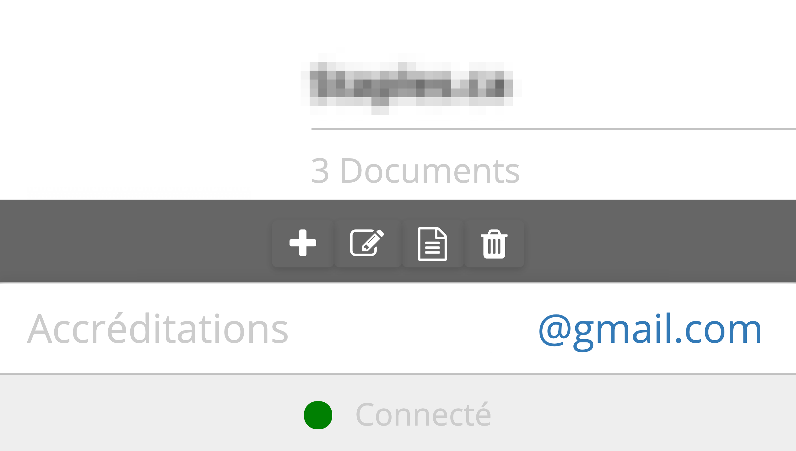 Étape 2. Cliquez sur l’adresse email sur le portail en ligne connecté à partir duquel vous voulez importer manuellement des documents. -