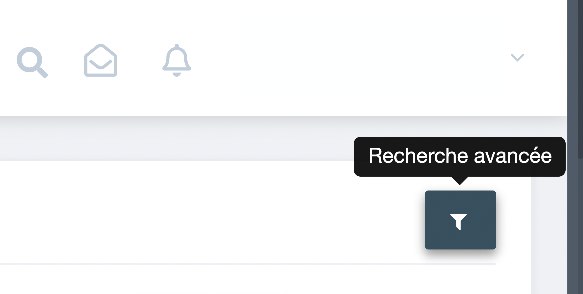 Étape 2. Sur la page Rapports, allez en haut à droite de l’écran puis cliquez sur l’icône entonnoir pour la recherche avancée. - Qu'est-ce