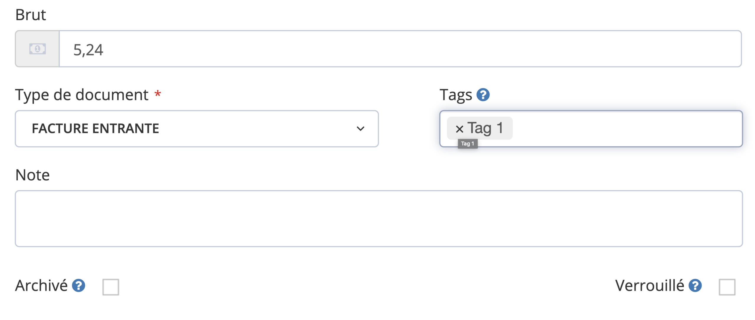 Étape 3. Dans l’onglet basique, trouvez le champ d’entrée des tags. Cliquez sur l’icône X près de chaque tag que vous voulez supprimer de
