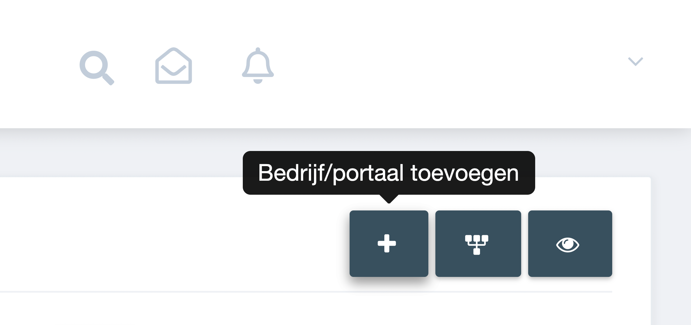 Stap 2. Op de pagina ‘Bedrijven & Portalen’, klikt u het ‘plus’ icoon in de rechter bovenhoek om een portaal toe te voegen. - Hoe kan ik