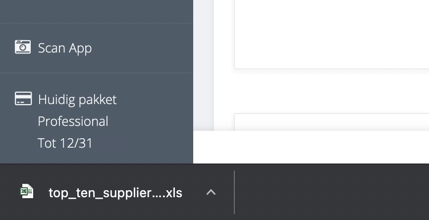 Stap 3. Uw rapport data zal direct worden gedownload naar uw computer of apparaat in XLS formaat. - Hoe exporteer ik rapporten?
