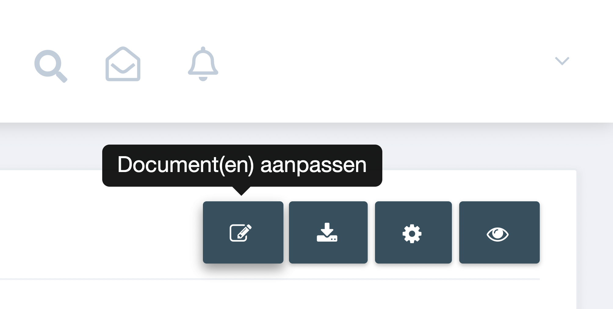 Stap 2. Klik op ‘Document aanpassen’ knop in de rechter bovenhoek van de ‘Documenten’ pagina. - Waar kan ik wijzigingen in mijn facturen