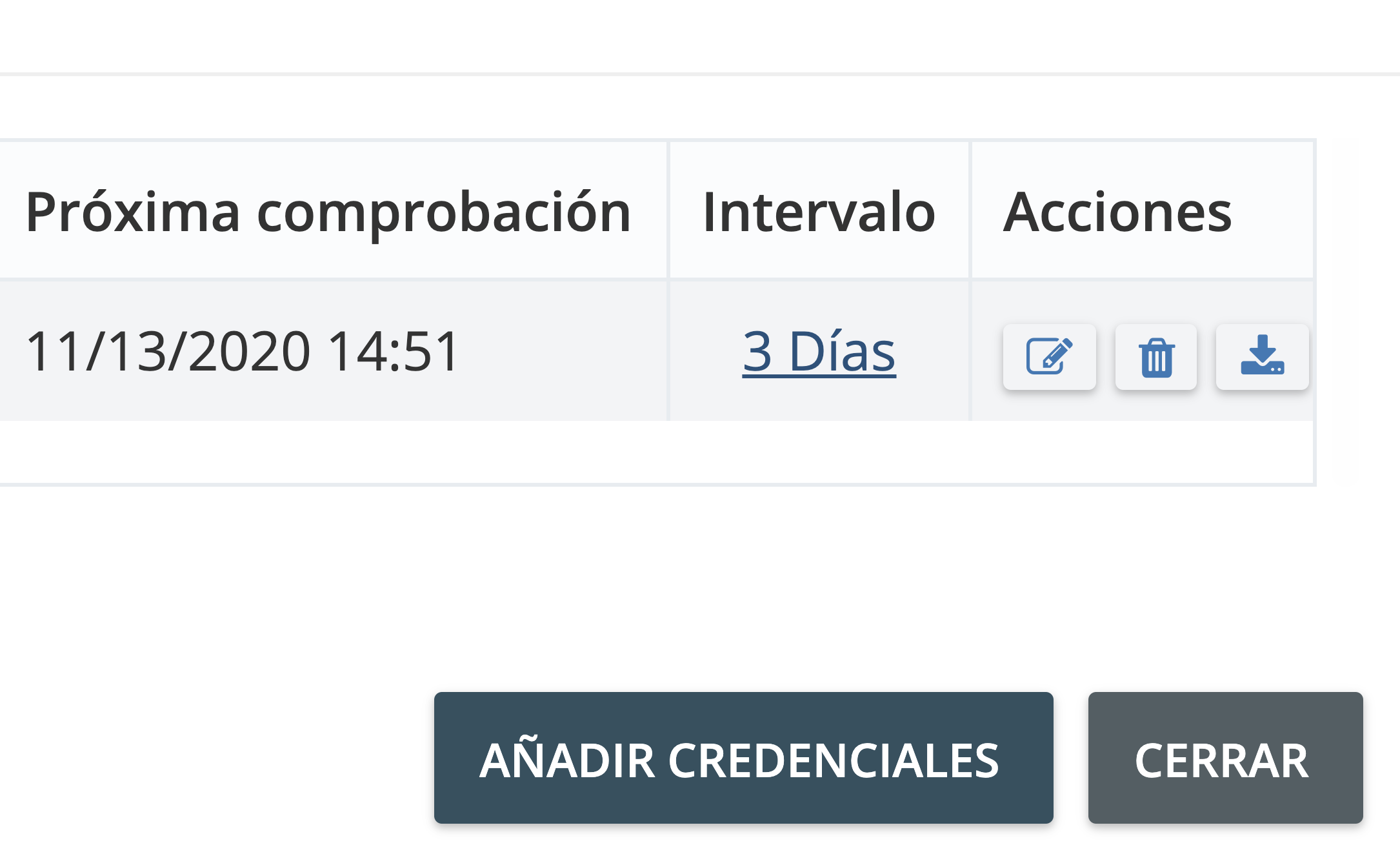 Paso 3. Una ventana emergente te mostrará los detalles del portal en línea vinculado. Para personalizar con qué frecuencia deseas que se