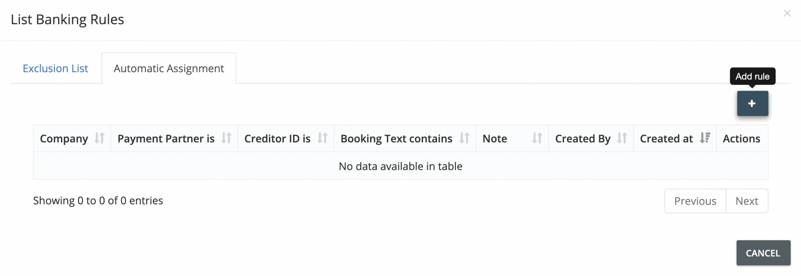Step 5. On the pop-up window that appears, click the Automatic Assignment tab. Then click Add Rule (plus button). - How do I link my