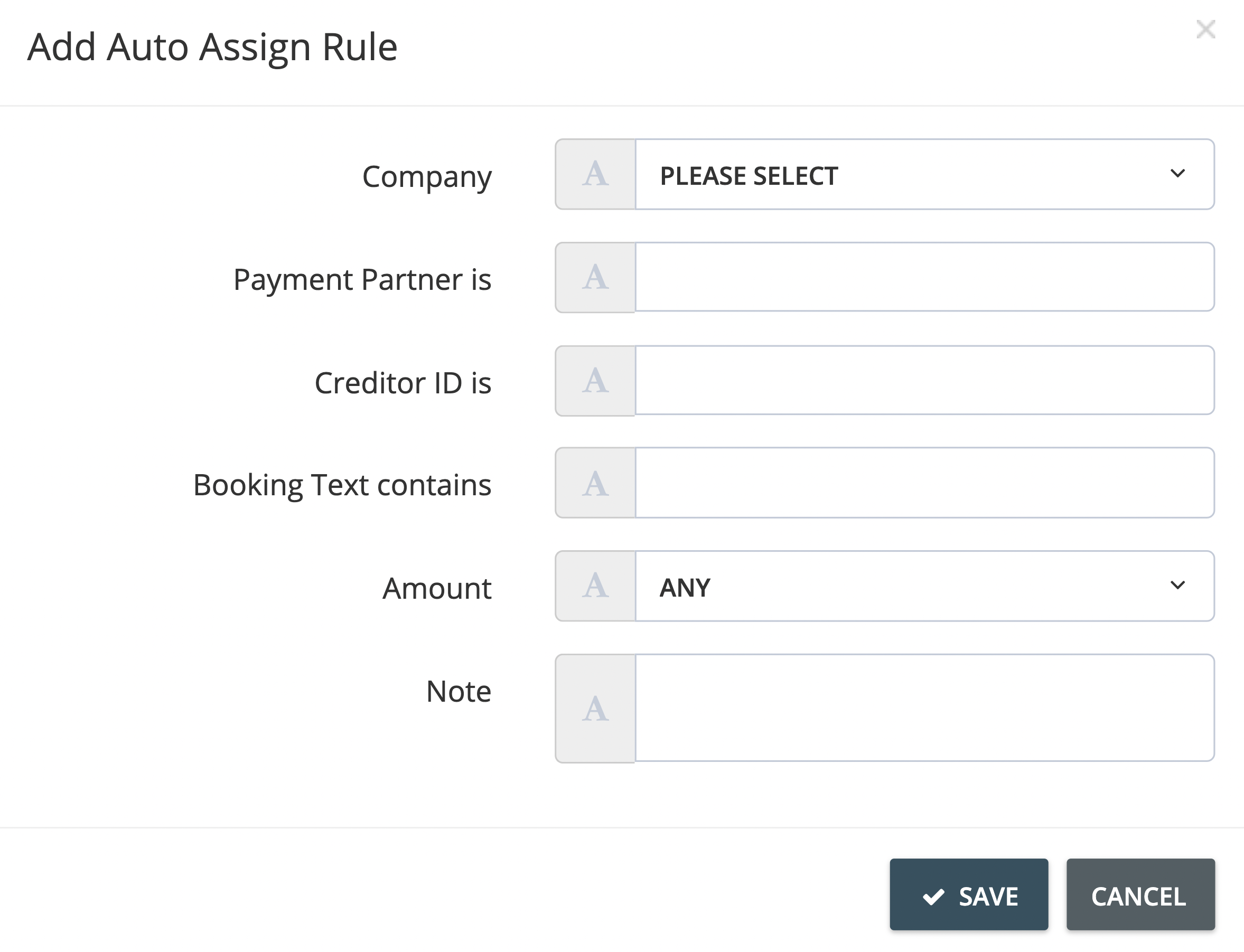 Step 6. Define your automatic assignment rule by filling out the required information in the Add Auto Assign Rule window. - How do I link