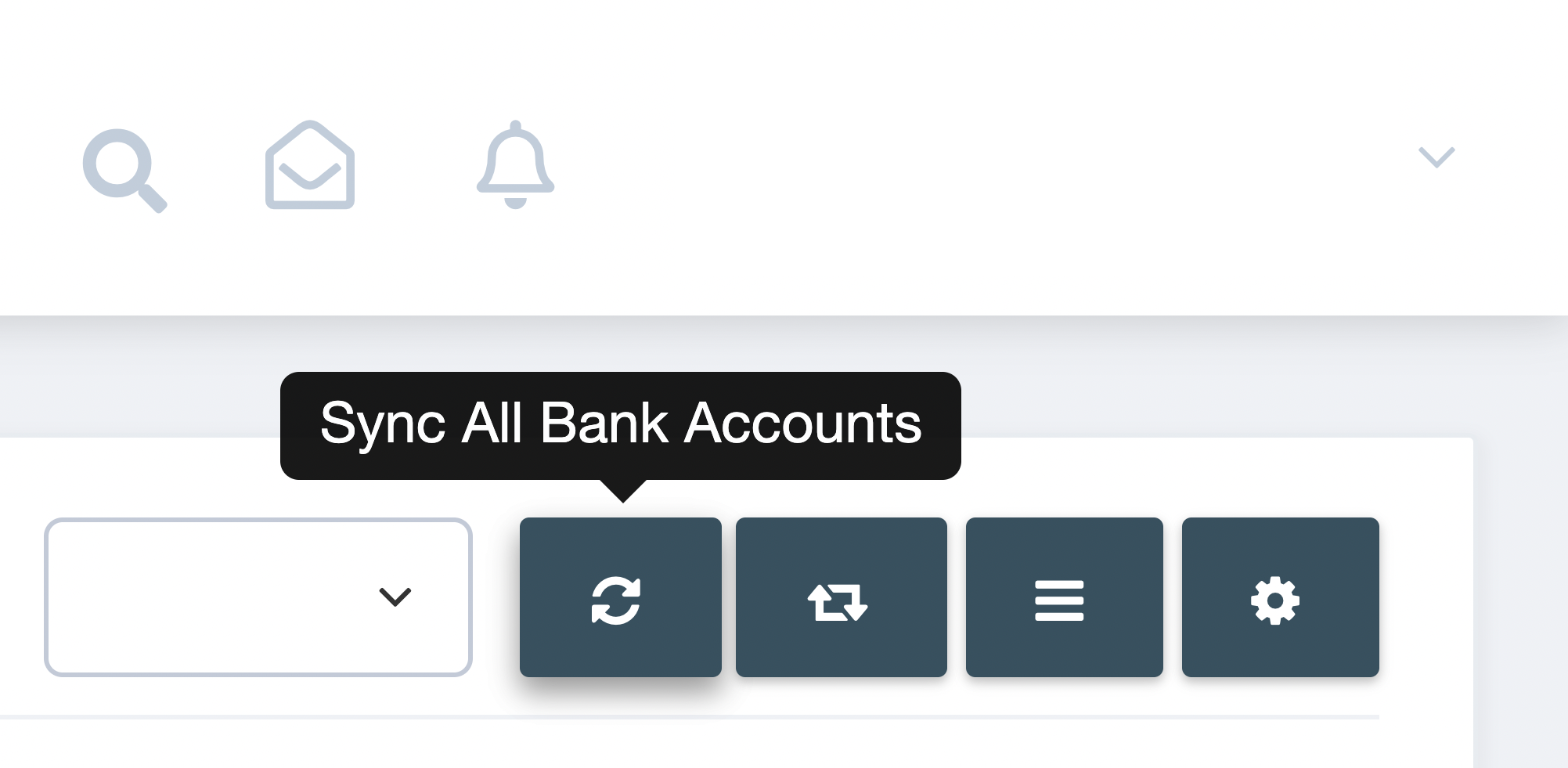 Step 2. Click Sync All Bank Accounts from the banking toolbar on the upper right corner. - I need to reconcile transactions right now. How