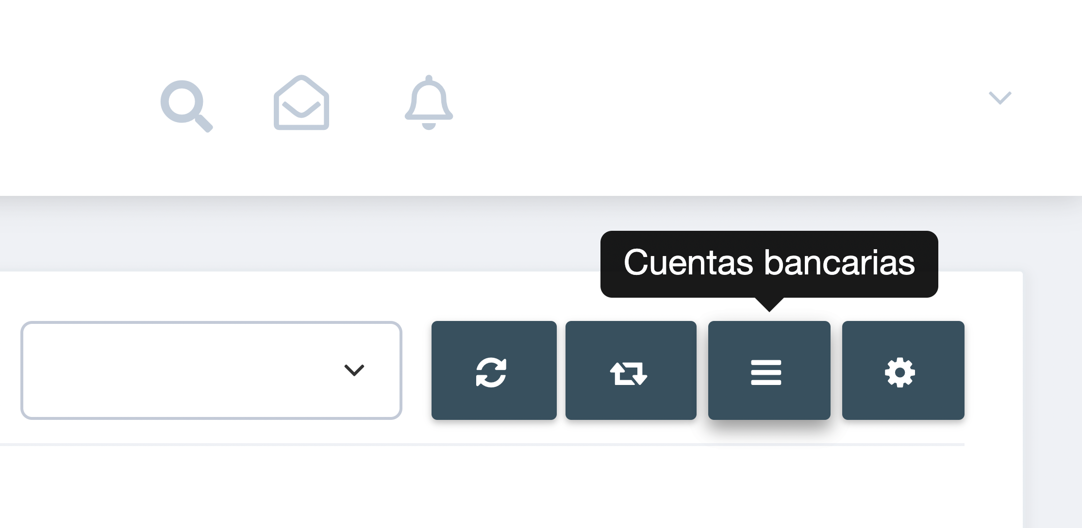 Si ya has añadido tus datos bancarios y deseas añadir otros, haz clic en Cuentas Bancarias en la esquina superior derecha de la página