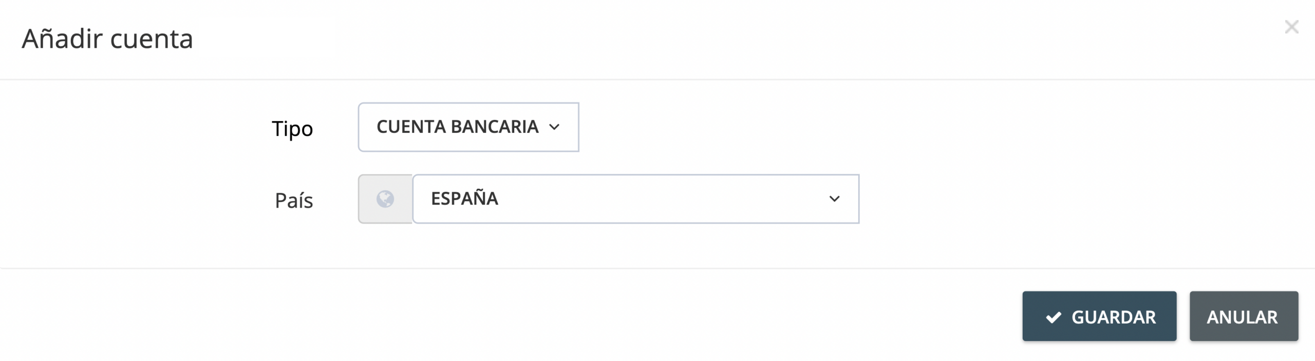 Paso 4. Elige el país del banco que deseas vincular desde el menú desplegable y luego, haz clic en Guardar. - ¿Cómo vinculo mi información