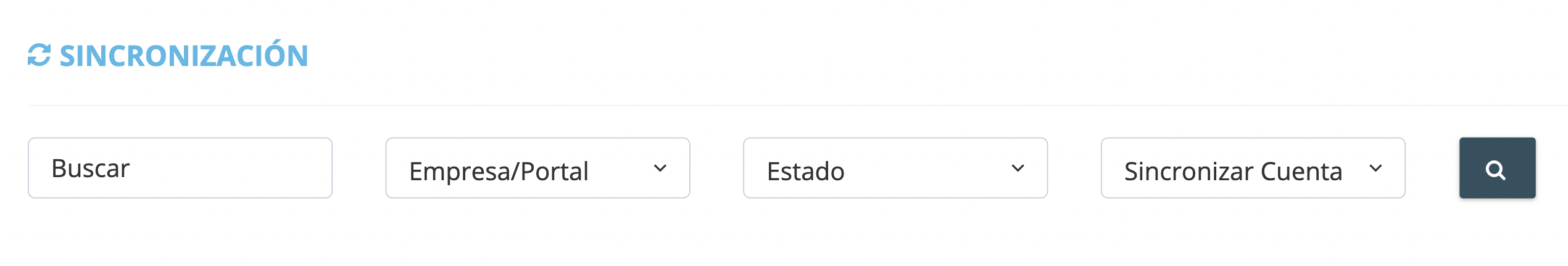 Paso 4. Utiliza la barra de herramientas de filtros para reducir la vista de tus documentos sincronizados. Elige mostrar los documentos
