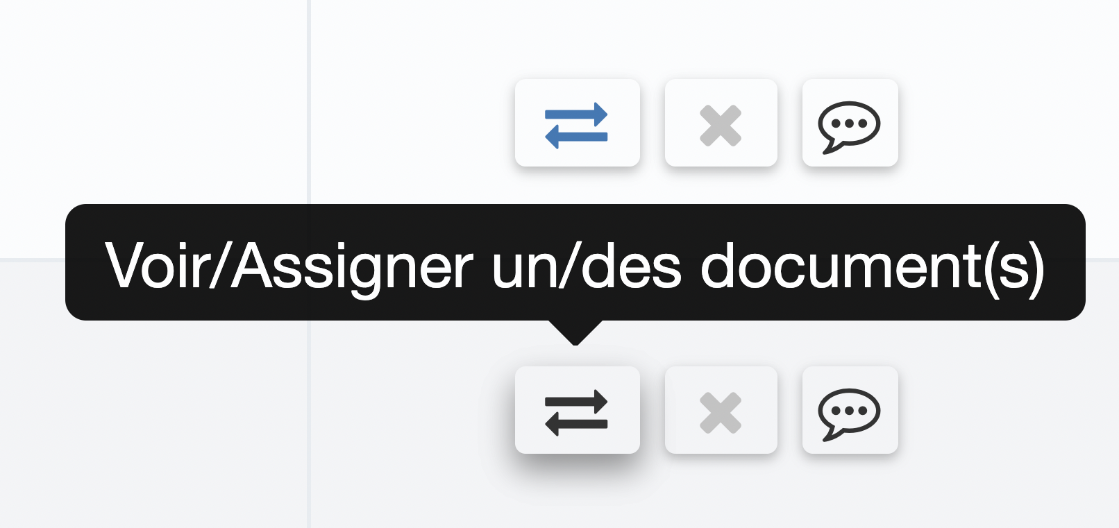 Etape 3. Localisez la transaction que vous voulez manuellement rapprocher, puis cliquez sur le bouton Voir/Assigner un/des document(s) dans