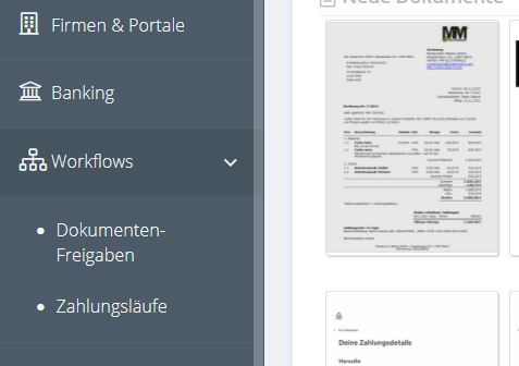 Step 1: Click “Document Releases” in the left pane of your menu. - How can I edit a workflow in GetMyInvoices?