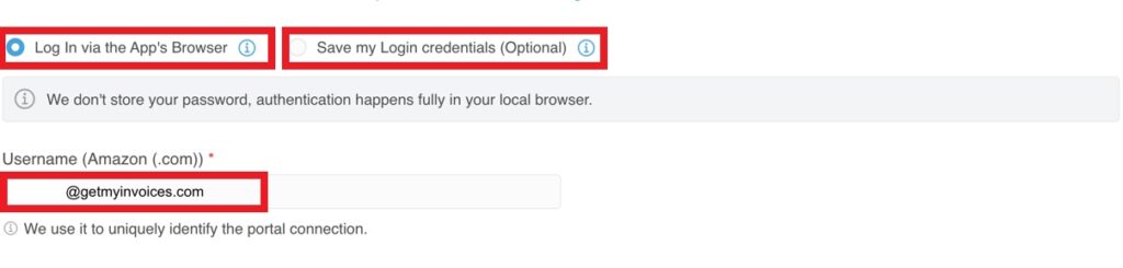 Step 5: Set authentication method. - Desktop App Installation & Setup